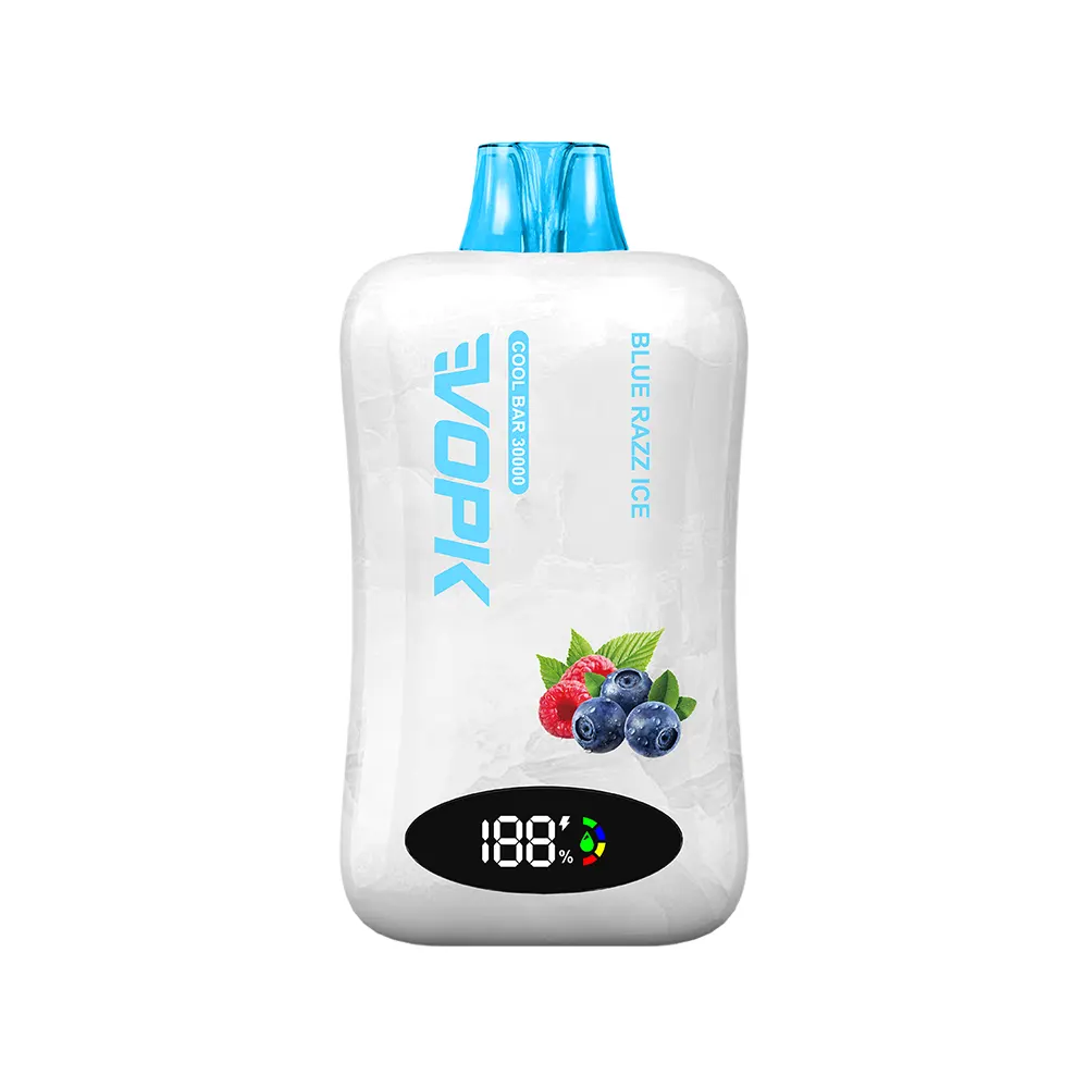 EVOPK Cool Bar 30000 Ühekordne Vape|30K Puffs|Kahe võrguga mähis ja nutikas ekraan